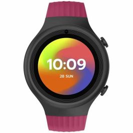 SPC 9643PF Smartee 4G Junior Reloj Inteligente Niños con GPS, Llamadas 4G/VoIP, Videollamadas, Chat, Botón SOS, IP68 Sumergible, Rosa