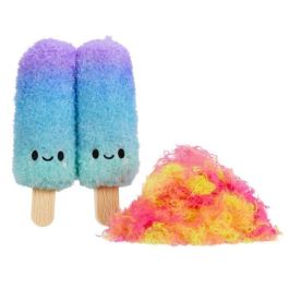 Fluffies Stuffiez - Peluche ASMR para personalizar - Hielo de agua - Relleno para retirar y descubrir otro personaje - A partir de 4 años