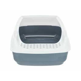 Trixie TRI4011905403977 Caja de arena Delio con borde 38x20x50 cm Estampado gris y blanco
