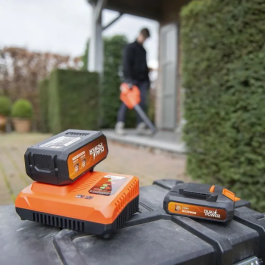 Dual Power POWDP9037 Batería 2x20V 2.5AH Compatible con Herramientas de 40V y 20V