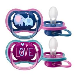 Chupete Ultra Air +18 M Elefante/Love Niña 2 Uds Scf349/22 Precio: 11.94999993. SKU: B18J52Y2Z4