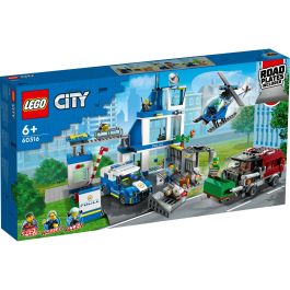 LEGO City 60316 Comisaría de Policía - Juego de Construcción 668 Piezas para Niños y Niñas a Partir de 6 Años, Multicolor