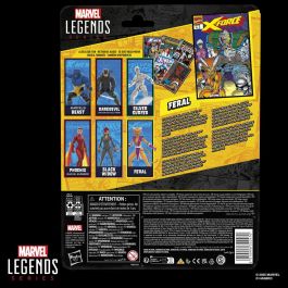 HASBRO Marvel Legends Series Feral X-Force Figura Articulada 15cm con 3 Accesorios y Manos Alternativas