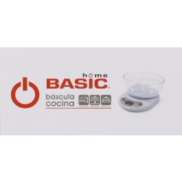 Basic Home Báscula Cocina Digital 5 Kg con Bol Color Blanco (6 Unidades)