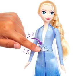 Mattel Muñeca Elsa Musical En Inglés JDL60 Disney Frozen Cantando Let It Go +3 Años