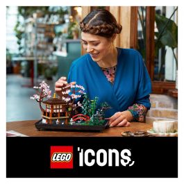 LEGO ICONS 10315 Jardín Meditativo, Juego de Construcción, 1363 Piezas, 18+ Años