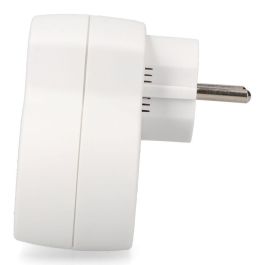 Edm Adaptador 2 Tomas Schuko y 2 USB (A+C) 5V 2.1A, Máximo 3680W / 230V, Blanco