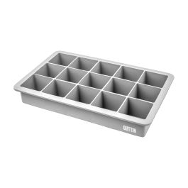 Quttin Cubitera Flexible de Silicona para 15 Cubitos, 18.2x11.5x3.5 cm (24 Unidades) Quttin Cubitera Flexible de Silicona para 15 Cubitos, 18.2x11.5x3.5 cm (24 Unidades)