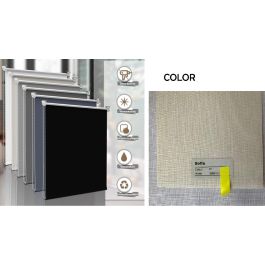 DKD Home Decor Estor Básico Blanco 190 x 160 cm (60% opaco)