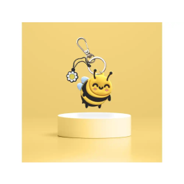 Wondee Memoria USB 32GB Abeja Llavero con Adaptador USB C Compatible Windows macOS Linux