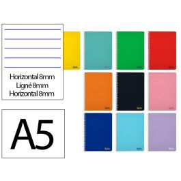 Cuaderno Espiral Liderpapel Din A5 Smart Tapa Blanda 80H 75 gr Horizontal 8 mm Con Margen Colores Surtidos Precio: 10.50000006. SKU: B1DDRJ72FA