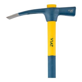Viat Vt3081m Maceta española con mango de madera para abrir rozas, cabeza acero forjado, para demolición, rozas y golpeo, 130x270x45 mm, 1.22 kg
