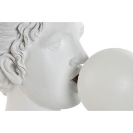 DKD Home Decor Lámpara de Sobremesa de Diseño Moderno, Color Blanco, Fabricada en Resina, Compatible Bombilla G9, Medidas 21x33x29 cm DKD Home Decor Lámpara de Sobremesa de Diseño Moderno, Color Blanco, Fabricada en Resina, Compatible Bombilla G9, Medidas 21x33x29 cm