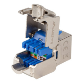 LANBERG KSFA-3000 Módulo Conector de Red RJ-45 Plano Color Azul Plata Precio: 6.50000021. SKU: B1F9XX5HW2