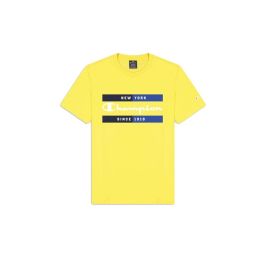 Camiseta de Manga Corta Hombre Champion Amarillo S