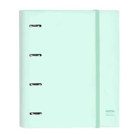 Safta Carpeta 4 Anillas 35mm con Recambio Menta 27x32x3,5 cm