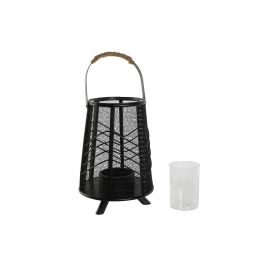 Portavela Colonial DKD Home Decor Negro 23 x 31.5 x 23 cm