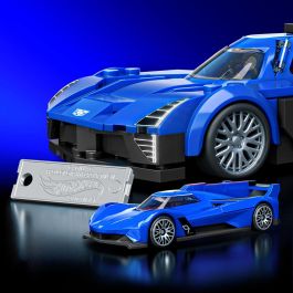 Mattel Coche Hot Wheels Speed Cadillac Project GTP para Construir y Personalizar