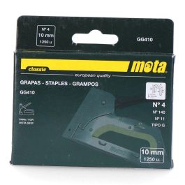 Mota Herramientas Grapas gg410 Nº4 10mm 1000 Unidades Espesor 1.2mm Precio: 3.50000002. SKU: S7911286