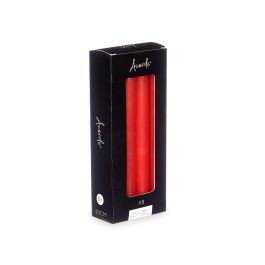 Set 8 Cirios Rojo 20 Cm 8 Horas Acorde (12 Unidades) Set 8 Cirios Rojo 20 Cm 8 Horas Acorde (12 Unidades)