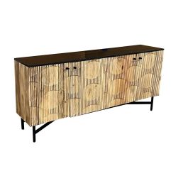 Buffet Moderno DKD Home Decor Negro Natural 40 x 76 x 175 cm Precio: 806.78999995. SKU: B1GQZSCLQ3