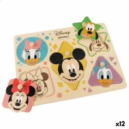 Puzzle Infantil de Madera Disney + 2 Años 5 Piezas (12 Unidades) Precio: 65.68999976. SKU: B1FZX3E478