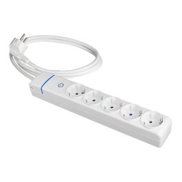 Prolongador con 5 tomas 2p+t, 16a 250v con interruptor luminoso. 1.5 m de cable h05vv-f 3g1,5mm². 8015pil solera Precio: 15.49999957. SKU: B1J89MW8WM