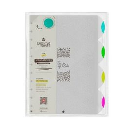 Separadores Carchivo INGENIOX NEON Multicolor A4 (10 Unidades)