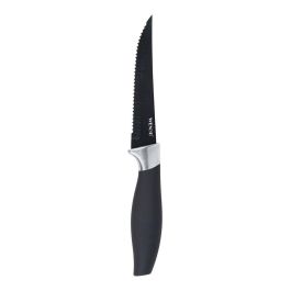 Wenko Otis Cuchillo para Carne 4 Piezas Hoja Dentada Mango Ergonómico Ideal Barbacoas