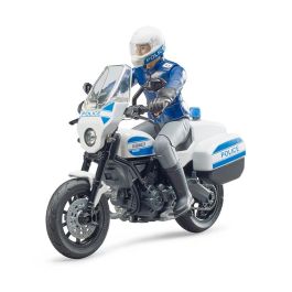 Bruder 62731 Figura de Policía con Motocicleta Ducati Scrambler Juguete Vehículo Policial Detallado con Equipo de Protección, para Niños +3 Años Precio: 23.50000048. SKU: B174QG2JGP