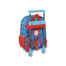 Mochila Escolar con Ruedas PJ Masks 26 x 34 x 11 cm Azul