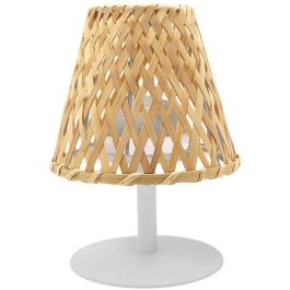 Lámpara de mesa inalámbrica - LUMISKY - IBIZA - H26 cm - Bambú natural - LED blanco cálido y blanco Precio: 43.99000012. SKU: B1ERVG3XZK