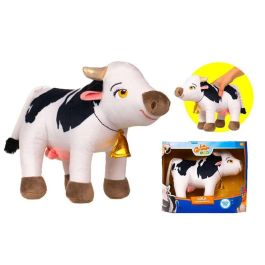 La Granja de Zenón Peluche Musical Vaca Lola con Luces y Sonidos para bebés (0+ meses), incluye Pilas LR44, 30x13x23 cm La Granja de Zenón Peluche Musical Vaca Lola con Luces y Sonidos para bebés (0+ meses), incluye Pilas LR44, 30x13x23 cm