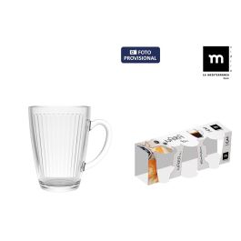 La Mediterranea Set 3 Tazas Café 90 cc Lines "Naira" Ø 5.7 x 7.1 cm (24 Cajas) Precio: 24.50000014. SKU: B194B2K6PK
