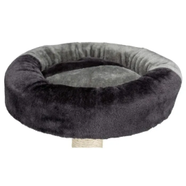 Trixie Árbol de Gato Tarifa 52 cm Felpa Gris y Negra Sisal Natural