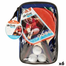 Set de Ping Pong Aktive 15 x 25,5 x 1 cm (6 Unidades) Precio: 37.6899996. SKU: B1H9LXDELL