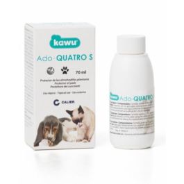 Calier Ado Quatro S 70 mL Protector de Almohadillas Solares para Perros y Gatos con Centella Asiatica y Aloe Vera Precio: 11.94999993. SKU: B1879LZX7A
