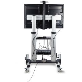 StarTech Carrito Soporte Móvil para TV de 60 a 100 Pulgadas con Ruedas y Ajuste de Altura