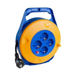 Solera Enrollacables 10 m 4 Tomas Bipolares con T/TL Protector Térmico Cable 3x1,5mm H05vv-f 3G1,5 Referencia 7422/3 Precio: 35.50000003. SKU: S7907707