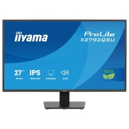 iiyama ProLite X2792QSU-B1 68,6cm/27" 2560x1440 QHD IPS 3ms 120Hz HDMI DisplayPort USB VESA Speaker Negro