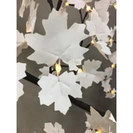 DKD Home Decor White forest Árbol de Navidad Fantasía Blanco Marrón Oscuro 100 x 200 x 100 cm