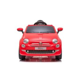 Injusa Coche Fiat 500 Rojo Bateria 12V 113x67.5x53cm
