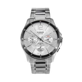 Reloj Hombre Casio ENTICER GENT Gris Plateado (Ø 35 mm) (Ø 43,5 mm) Precio: 109.69000053. SKU: S7201216