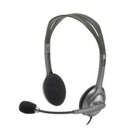 Logitech H110 Stereo Headset Auriculares con Micrófono, Sonido Estéreo, Conexión 3.5mm para PC, Tablet y Móvil, Diseño Cómodo Precio: 11.49999972. SKU: S0201535