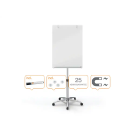 Nobo Pizarra de Conferencia Móvil Magnética Blanca Brillante Lacada 700x1850x745 mm Precio: 551.7237. SKU: B16MCKQJYY