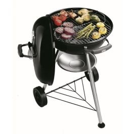Barbacoa de carbón WEBER Compact Kettle Ø47 cm - Acero cromado - Negro Barbacoa de carbón WEBER Compact Kettle Ø47 cm - Acero cromado - Negro