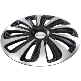 Michelin 16 NVS 3D Tapacubos para Ruedas de 16 Pulgadas (Lote de 4) Negro