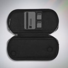 ASUS Funda Oficial ROG ALLY Travel Case Negra, Protección Impermeable para Consola ROG ALLY, Soporte Portátil y Almacenamiento para Tarjetas