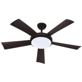 Wallis Black - Ø132cm ventilador de techo 38W + iluminación LED Wallis Black - Ø132cm ventilador de techo 38W + iluminación LED