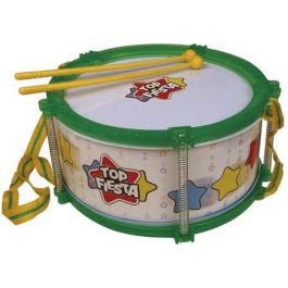 Reig Tambor Infantil Instrumento de Percusión Juguete Musical de Plástico 21.5 cm de Diámetro para +3 Años Reig Tambor Infantil Instrumento de Percusión Juguete Musical de Plástico 21.5 cm de Diámetro para +3 Años